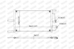 WALKER WCD00454 — Радиатор кондиционера