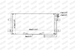 WALKER WCD00460 — Radiator aer condiționat