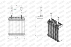 WALKER WEV00092 — Evaporator aer condiționat