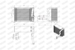 WALKER WEV00115 — Evaporator aer condiționat