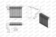 WALKER WEV00132 — Evaporator aer condiționat
