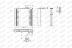 WALKER WEV00146 — Evaporator aer condiționat