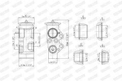 WALKER WEX00019 — Расширительный клапан кондиционера