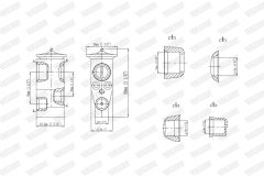 WALKER WEX00024 — Расширительный клапан кондиционера