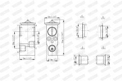WALKER WEX00025 — Расширительный клапан кондиционера