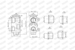 WALKER WEX00029 — Supapă de expansiune aer condiționat