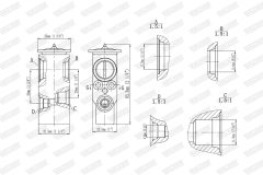 WALKER WEX00039 — Supapă de expansiune aer condiționat