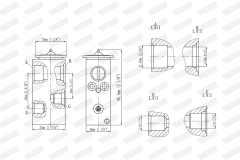 WALKER WEX00040 — Supapă de expansiune aer condiționat