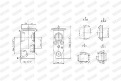 WALKER WEX00053 — Расширительный клапан кондиционера