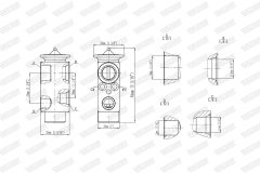 WALKER WEX00060 — Supapă de expansiune aer condiționat
