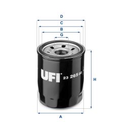 UFI 23.265.00 — Масляный фильтр