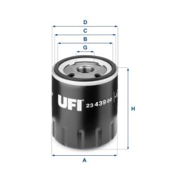 UFI 23.439.00 — Масляный фильтр