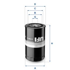 UFI 23.548.00 — Filtru de ulei