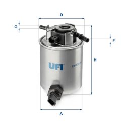 UFI 24.020.01 — Filtru combustibil