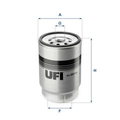 UFI 24.021.00 — Filtru combustibil