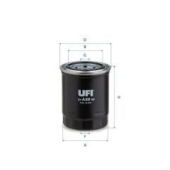 UFI 24.A28.00 — Filtru combustibil