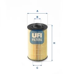 UFI 25.163.00 — Filtru de ulei