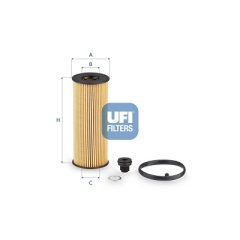 UFI 25.291.00 — Filtru de ulei