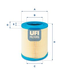 UFI 27.606.00 — Фильтр воздушный