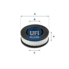 UFI 27.689.00 — Filtru ventilație carter