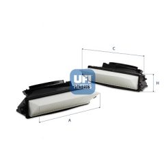 UFI 30.E57.00 — Filtru de aer