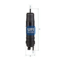 UFI 31.A47.00 — Топливный фильтр