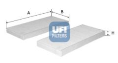 UFI 53.239.00 — Filtru habitaclu