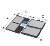UFI 53.197.00 — Салонный фильтр