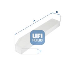 UFI 53.257.00 — Салонный фильтр