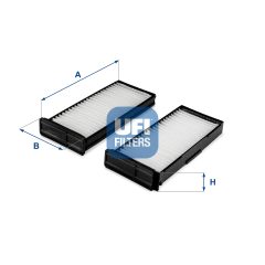 UFI 53.338.00 — Filtru habitaclu