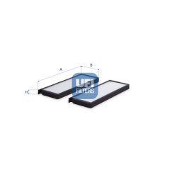 UFI 53.395.00 — Салонный фильтр