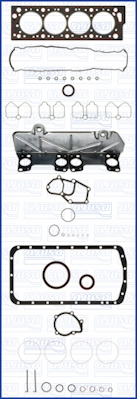 AJUSA 50198800 — Set complet garnituri motor