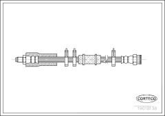 CORTECO 19018138 — Тормозной шланг