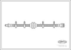 CORTECO 19018146 — Furtun de frână