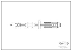 CORTECO 19018154 — Тормозной шланг