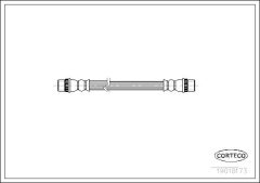 CORTECO 19018173 — Furtun de frână