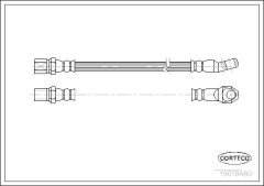 CORTECO 19018480 — Тормозной шланг