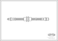 CORTECO 19018521 — Тормозной шланг