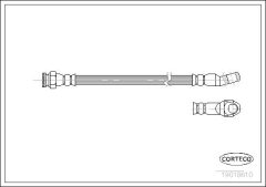 CORTECO 19018610 — Furtun de frână