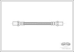 CORTECO 19018656 — Тормозной шланг