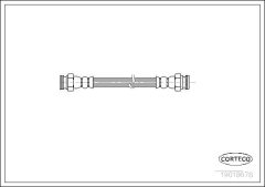 CORTECO 19018678 — Furtun de frână
