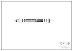 CORTECO 19018893 — Тормозной шланг