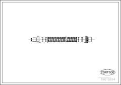CORTECO 19018894 — Тормозной шланг