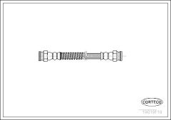 CORTECO 19019119 — Furtun de frână