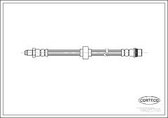 CORTECO 19025755 — Furtun de frână