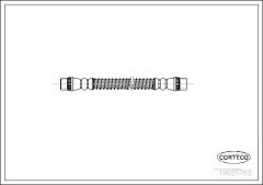 CORTECO 19025762 — Furtun de frână