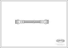 CORTECO 19025871 — Furtun de frână