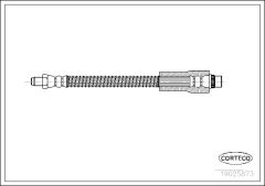 CORTECO 19025873 — Furtun de frână