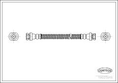 CORTECO 19025916 — Тормозной шланг