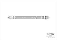 CORTECO 19025968 — Furtun de frână